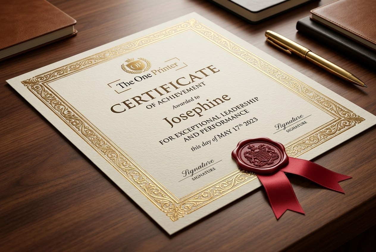 Print Certificate