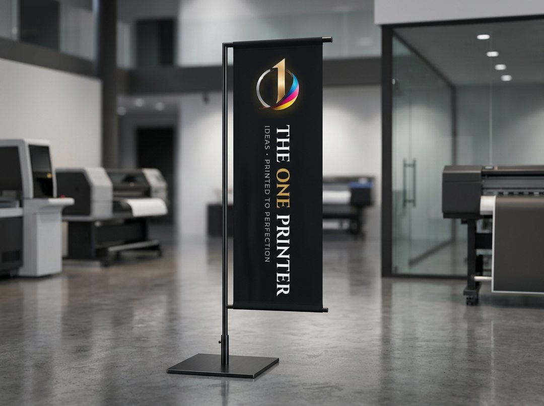 Flag stand (Print Only) – 500mm x 1500mm