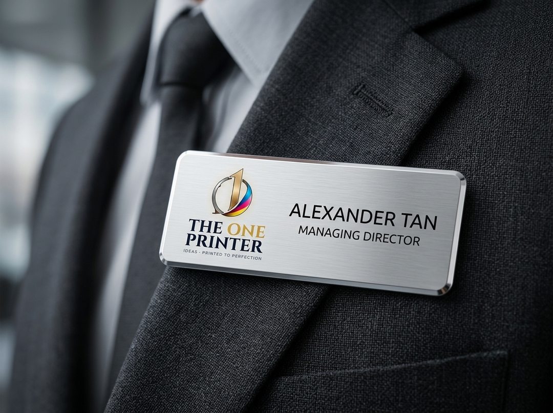 Name Tag with Magnets (Exclude Print)